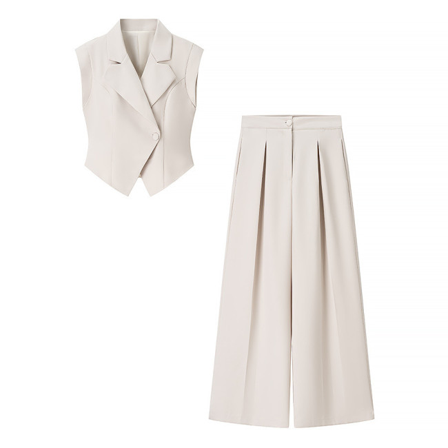 Versatile Fashion Vest and Pants