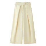 Chic Front Pleated Trousers