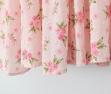 Chic Pink Ruffled Floral Dress