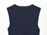 Versatile Plaid Layered Short Dress