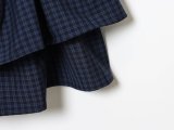 Versatile Plaid Layered Short Dress
