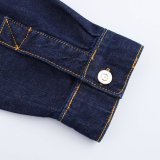 Trendy Denim Short Shirt with Mid-Waist Wide-Leg Jogger Pants