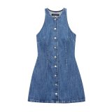 Fashionable Denim Mini Dress
