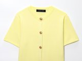 Chic Short-Sleeve Knit Top