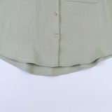 Trendy Loose-Fit Wide-Sleeve Shirt
