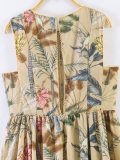 Fashionable Floral Print Sleeveless Dress