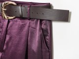 Satin Balloon Top & Loose Satin Pants Set