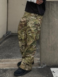 Men's Stretch Loose Fit Camouflage Denim Pants