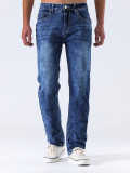 Men's Stretch Straight Leg Denim Jeans