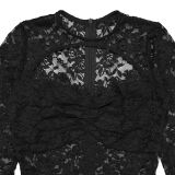 Unique Sexy Sheer Lace Form-Fitting Bodysuit
