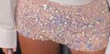 Stunning Sequin Halter Top and Slim-Fit Beach Vacation Shorts Set