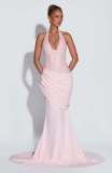 Deep V Neck Sequin Dress - Luxury Evening Gown