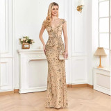 Sequin Embroidered Mermaid Dress