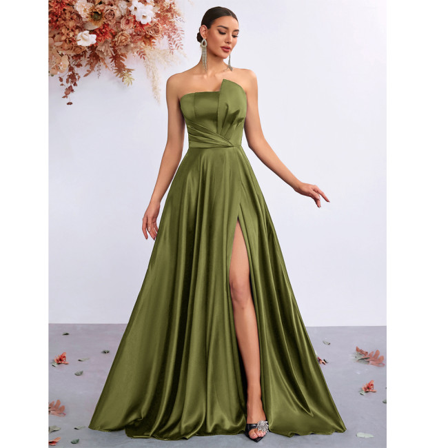 Elegant Strapless Evening Dress