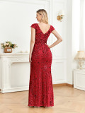 Sequin Embroidered Mermaid Dress