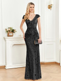 Sequin Embroidered Mermaid Dress
