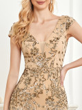 Sequin Embroidered Mermaid Dress