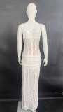 Lace Cut-Out Strapless Bodycon Dress with Flowing Ribbons