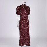 Elegant Floral Maxi Dress for Women