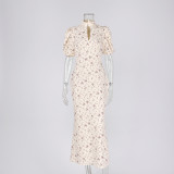 Elegant Floral Maxi Dress for Women