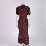 Elegant Floral Maxi Dress for Women