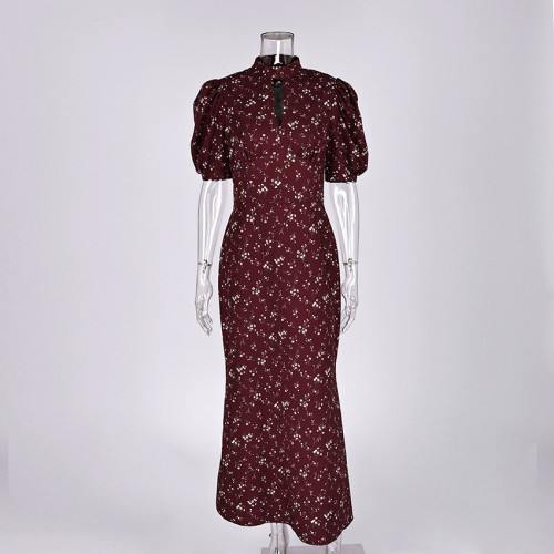 Elegant Floral Maxi Dress for Women