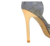 Pleated Satin Elegant High Heels
