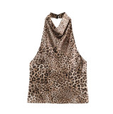 Satin Halter Neck Top for Fashion-Forward Women