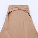 Satin Halter Neck Top for Fashion-Forward Women