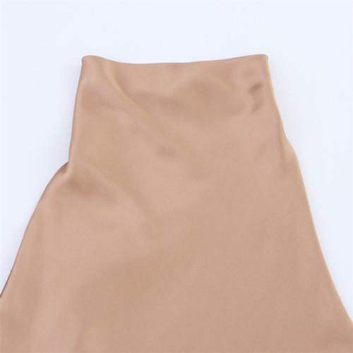 Satin Halter Neck Top for Fashion-Forward Women