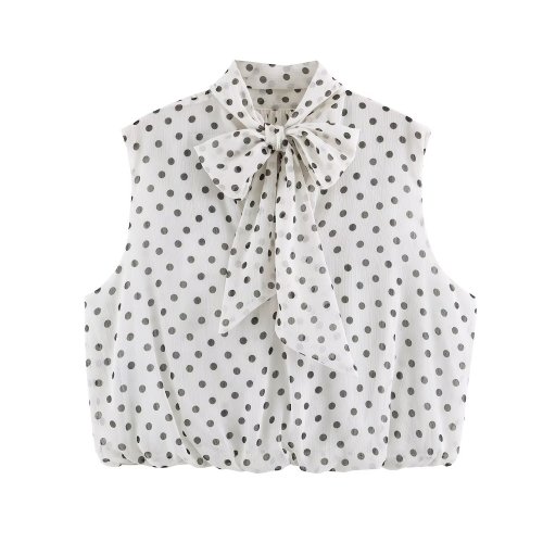 Fashionable Pleated Balloon Style Top