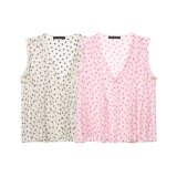 Polka Dot Printed Shirt