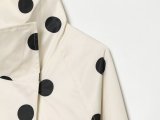 Trendy Polka Dot Bomber Jacket