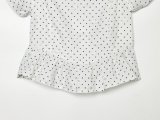 Trendy Printed Hollow Embroidered Top