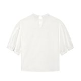 Short Sleeve Puff Sleeve Shirt