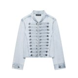 Fashionable Fitted Denim Jacket