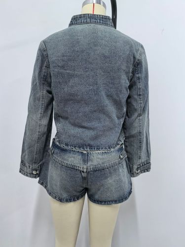 Women's Tailored Denim Shorts