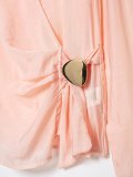 Tie-Belt Ring Detail Waist-Defined Shirt