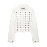 Fashionable Fitted Denim Jacket