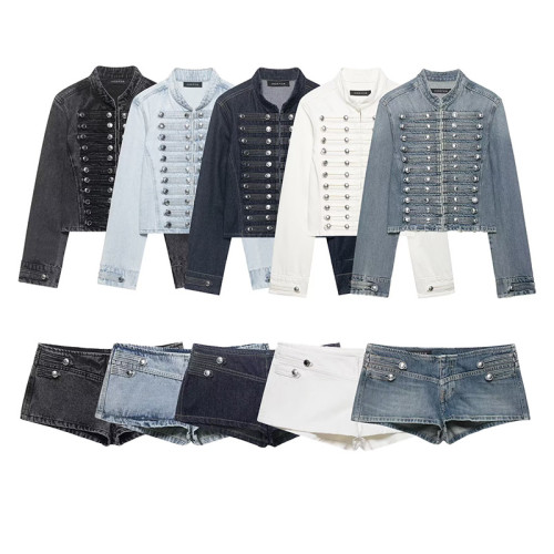 Women's Tailored Denim Shorts
