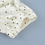 Polka Dot Lace Cami Top