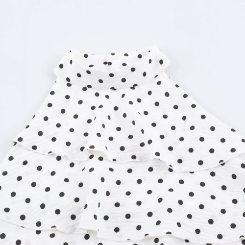 Polka Dot Halter Neck Top
