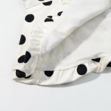 Fashionable Double-Layer Polka Dot Top
