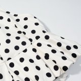 Fashionable Double-Layer Polka Dot Top