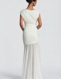 Designer Slim-Fit Bodycon Dress with Mesh Inserts