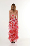Women Elegant Off-Shoulder Maxi Evening Gown