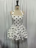 Halter Neck Tie Bow Dress