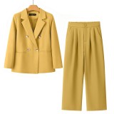 Chic Tailored Trousers Suit Set
