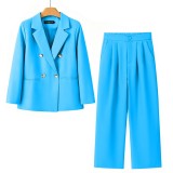 Chic Tailored Trousers Suit Set