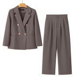 Chic Tailored Trousers Suit Set